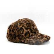 Cappello maculato eco pelliccia