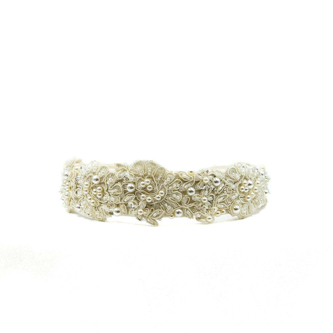 Fascia ricamata sposa