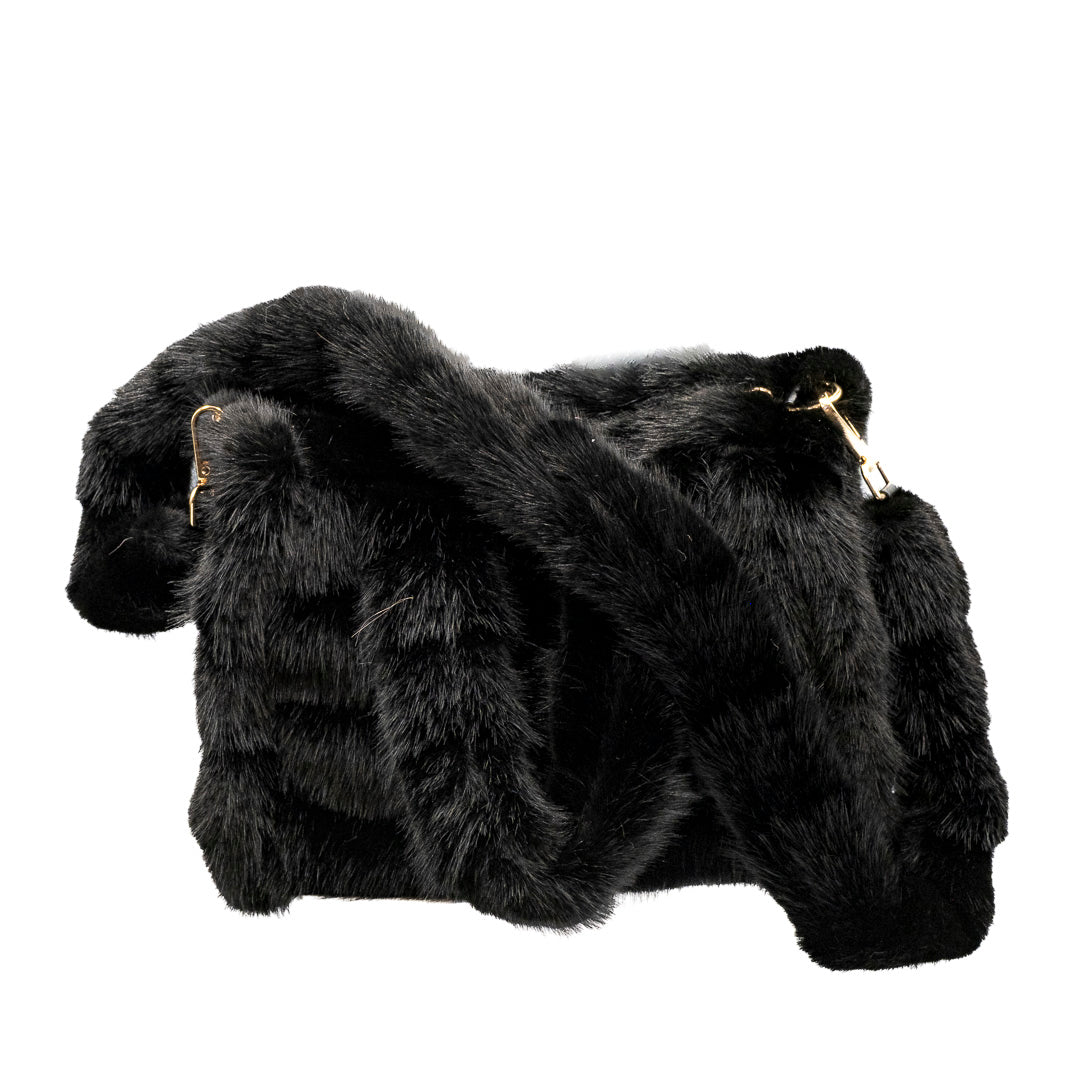 Borsa in eco pelliccia