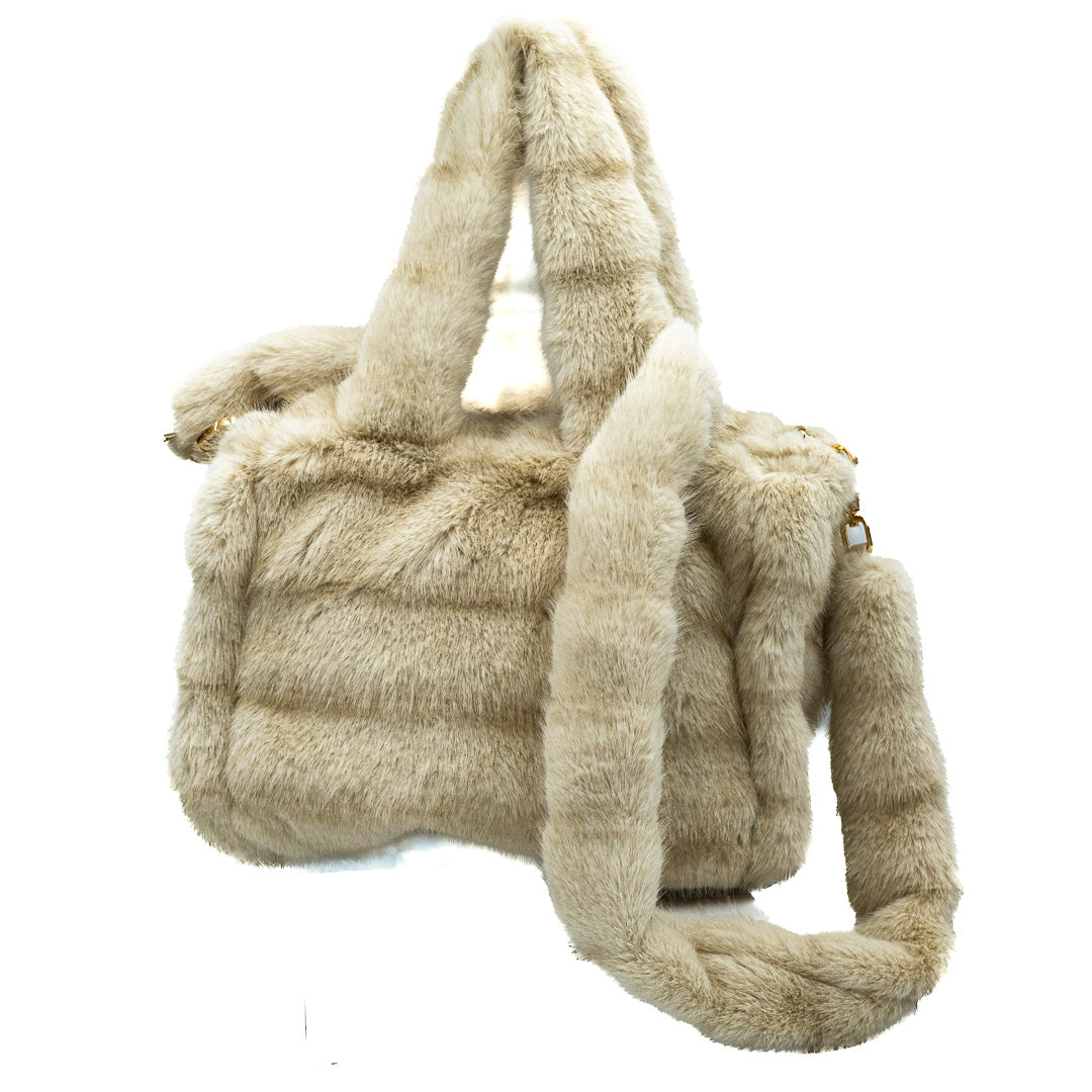 Borsa in eco pelliccia