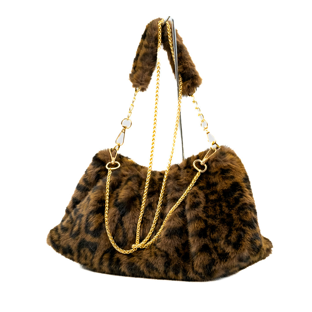 Tracolla donna eco pelliccia