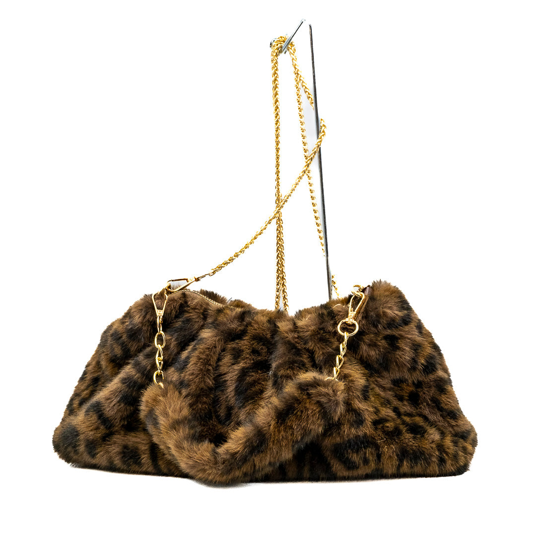 Tracolla donna eco pelliccia