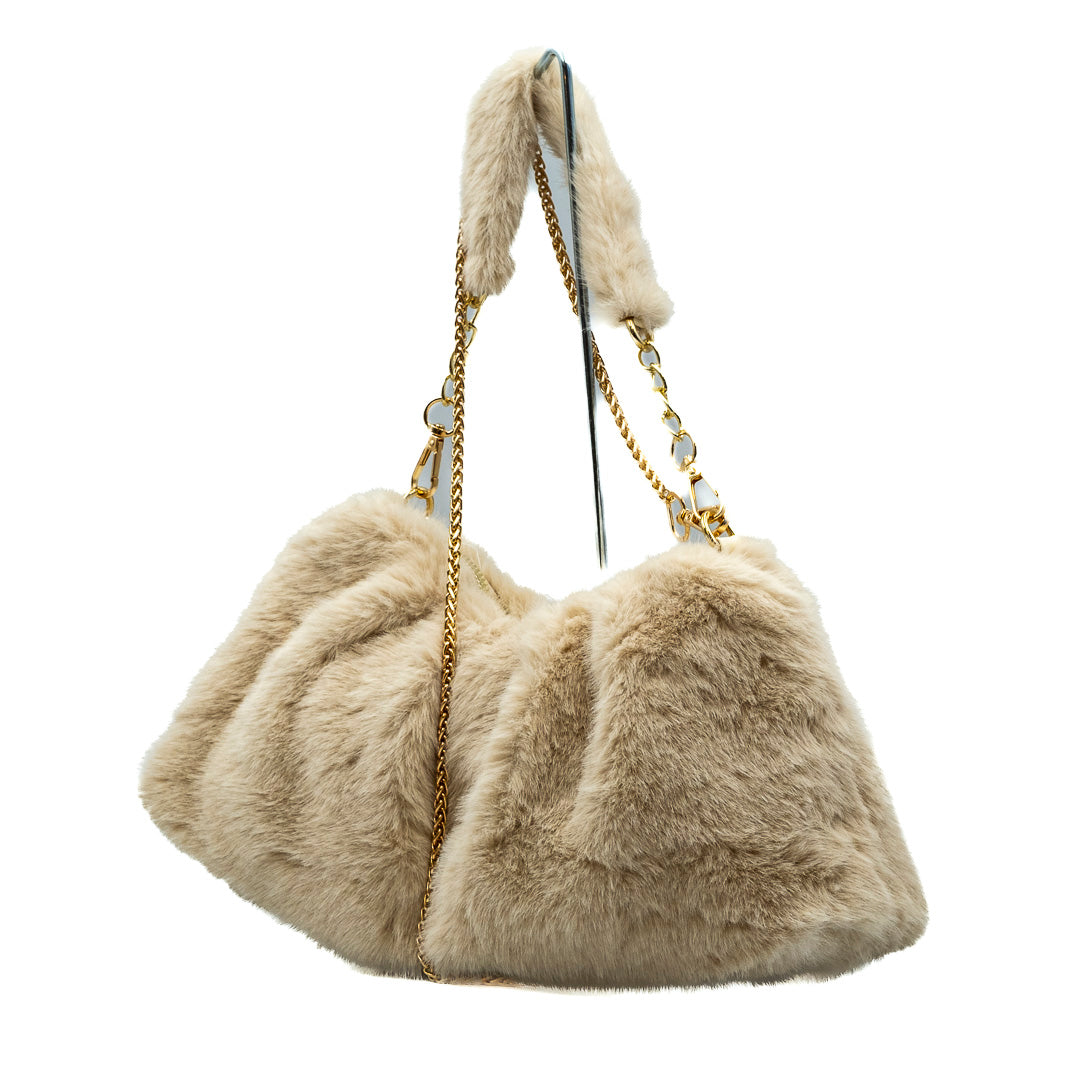 Tracolla donna eco pelliccia