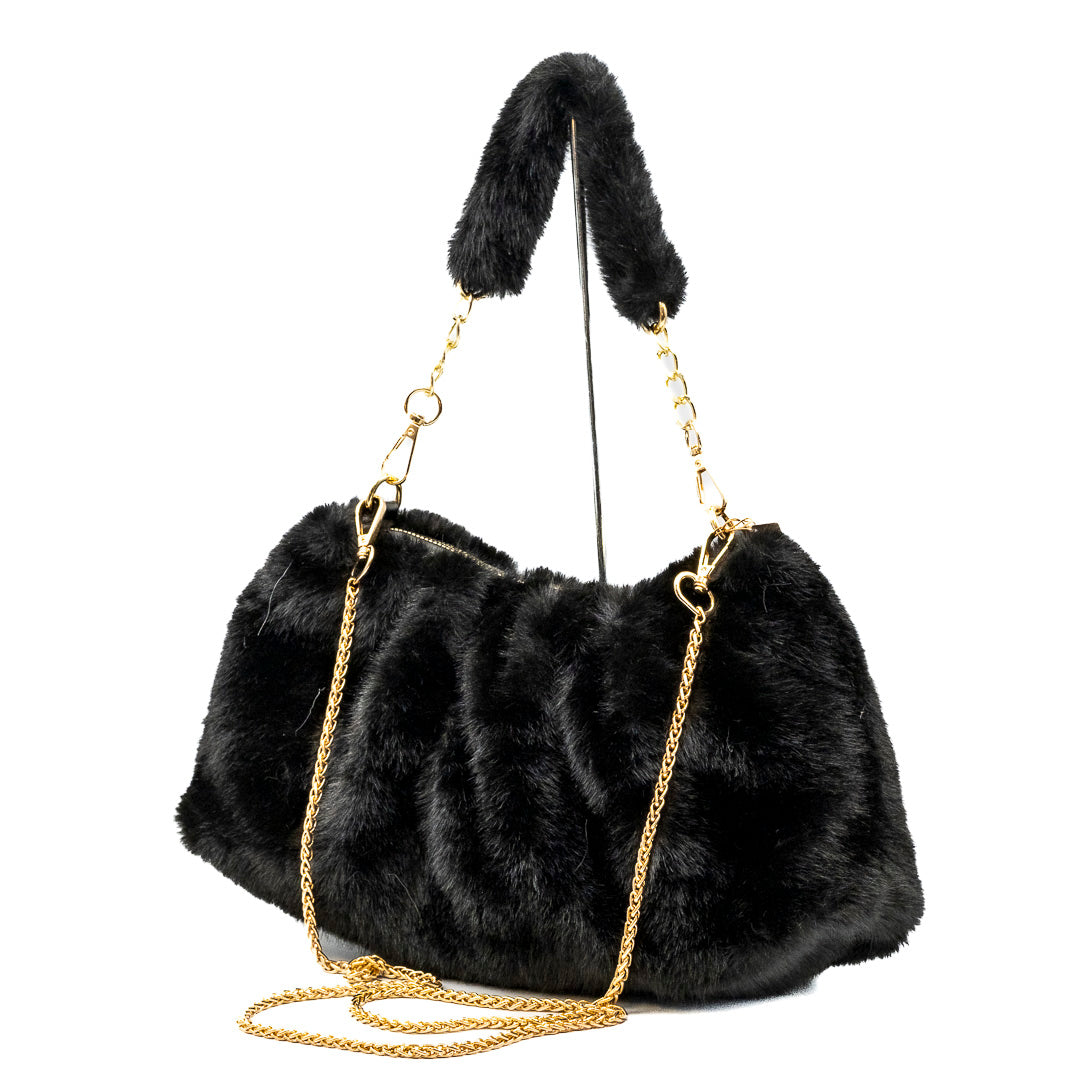 Tracolla donna eco pelliccia