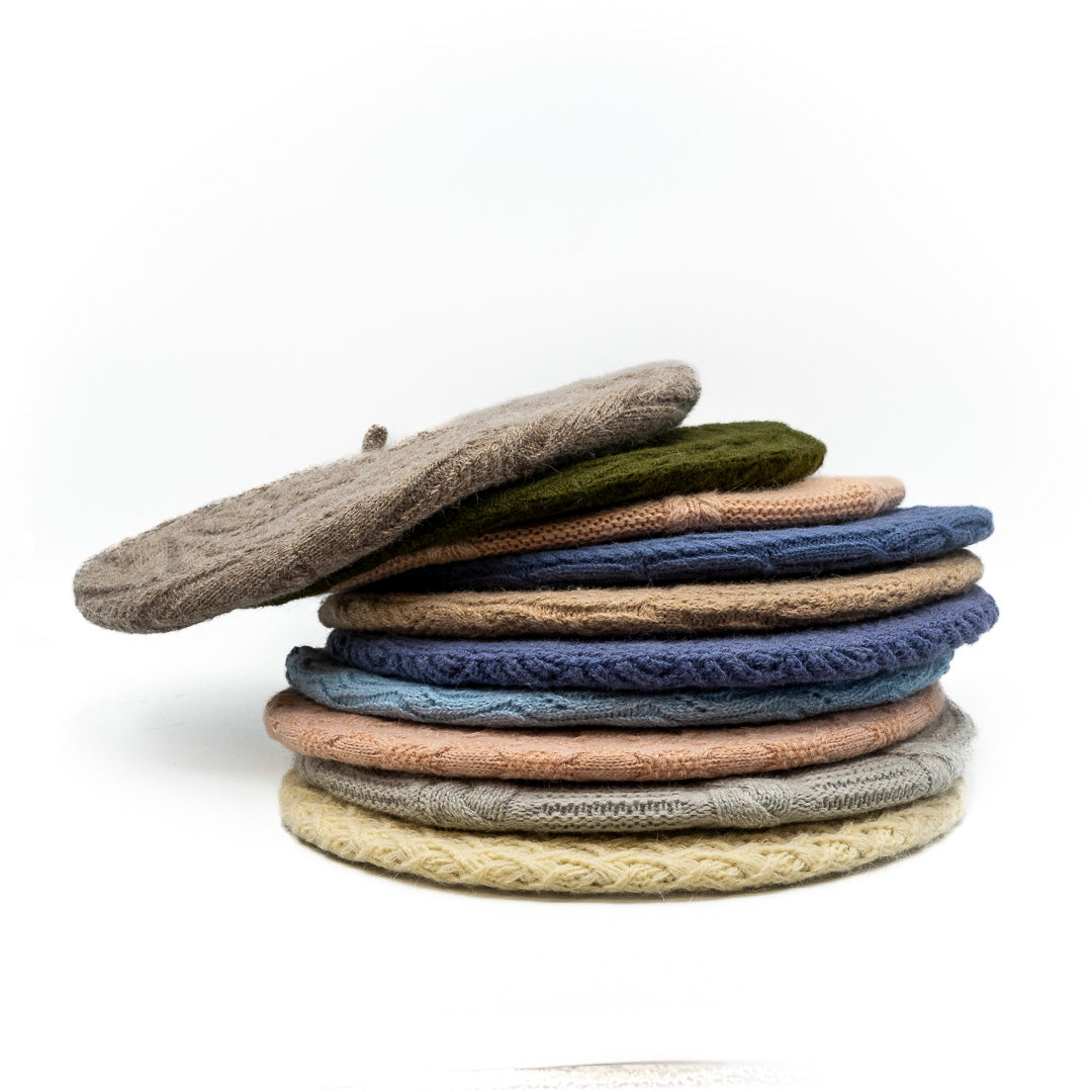 Berretto alla francese in lana