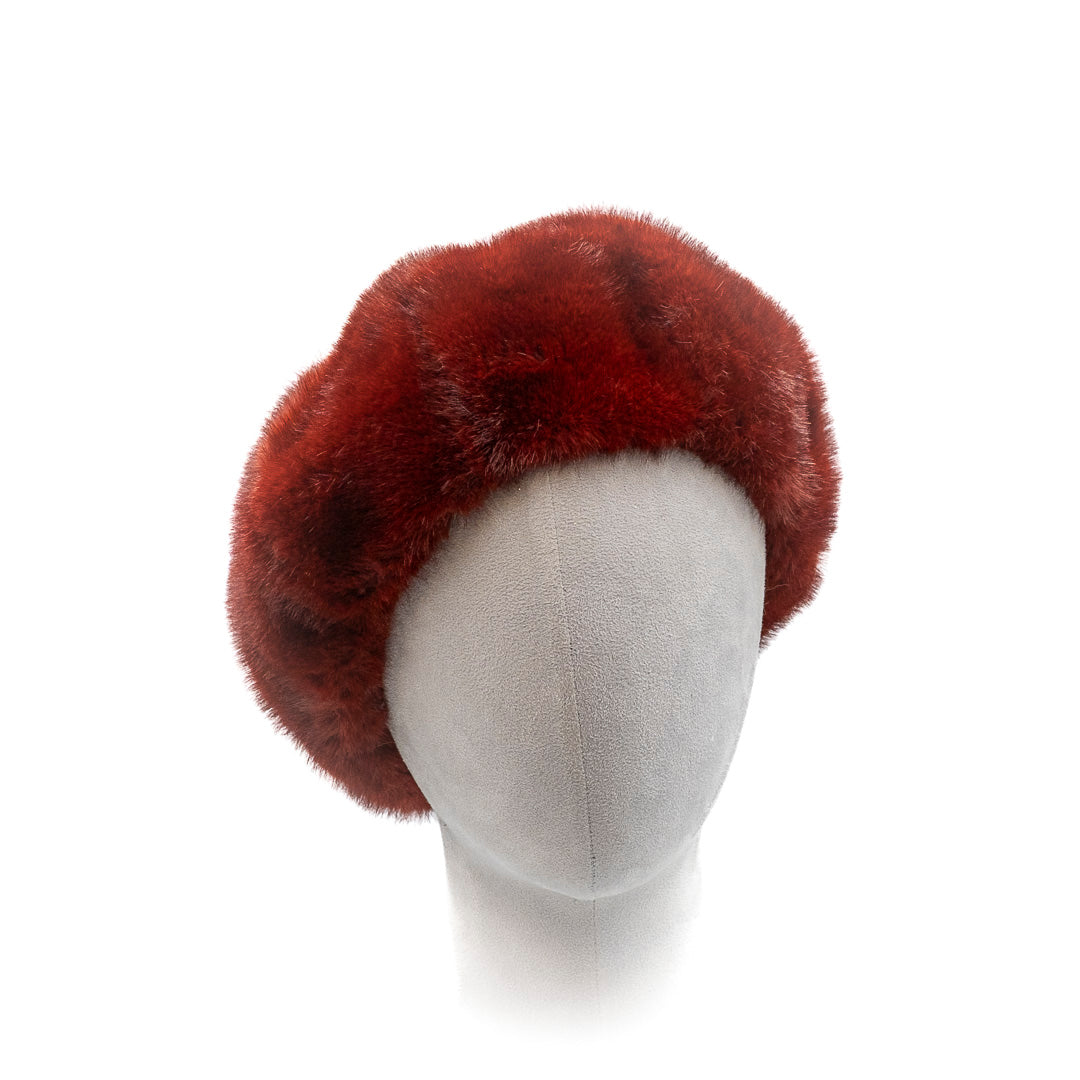 Berretto in eco pelliccia