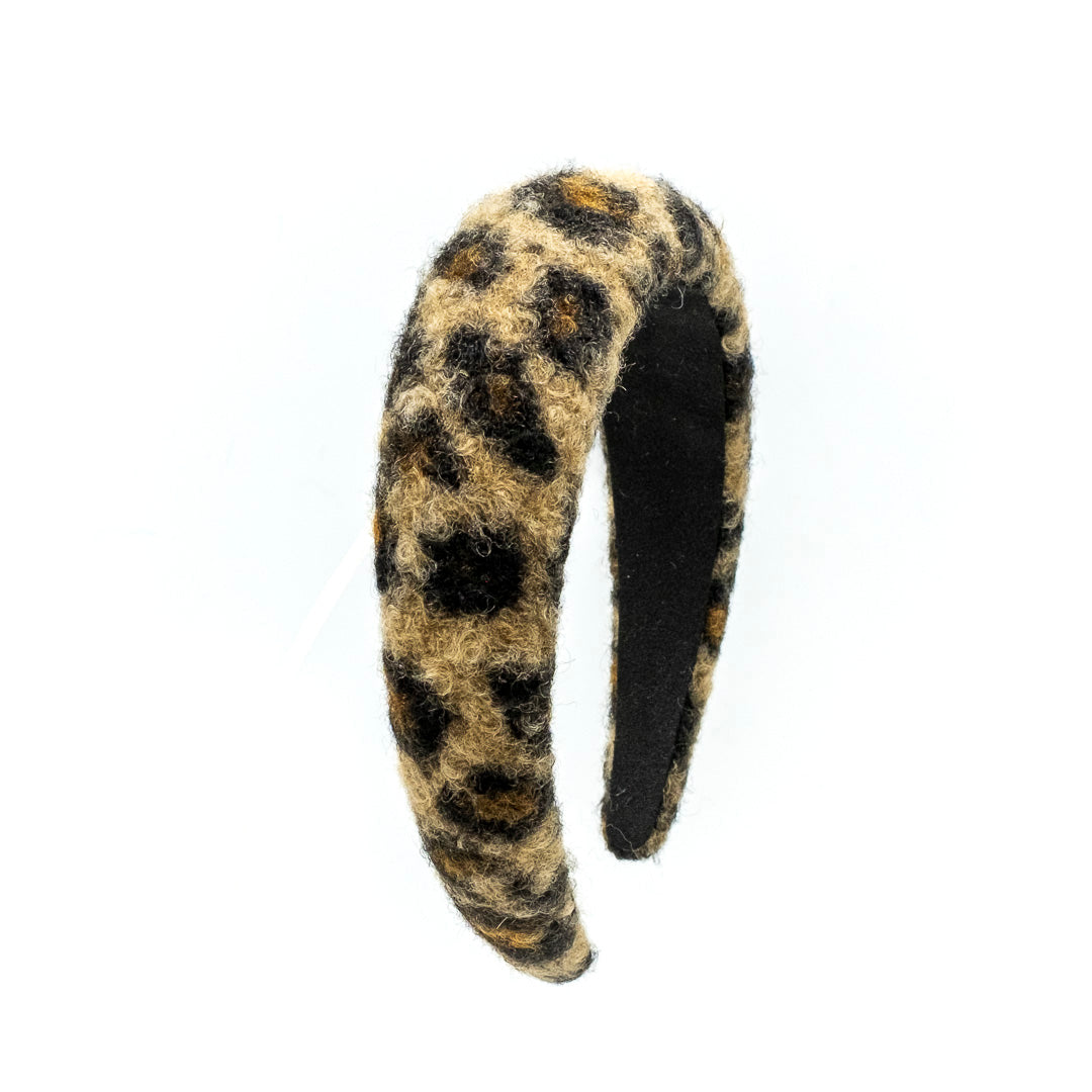 Cerchio imbottito per capelli maculato