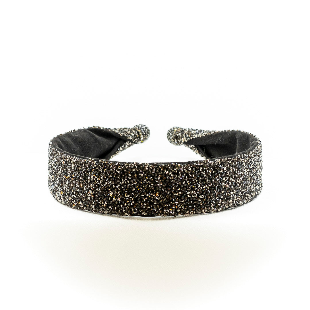 Cerchio fascia glitter strass