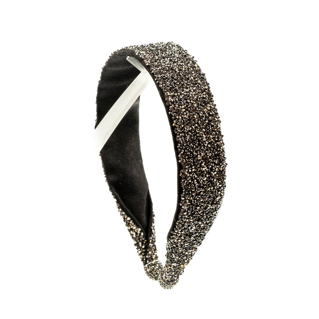 Cerchio fascia glitter strass