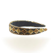 Cerchio fascia per capelli ricamato