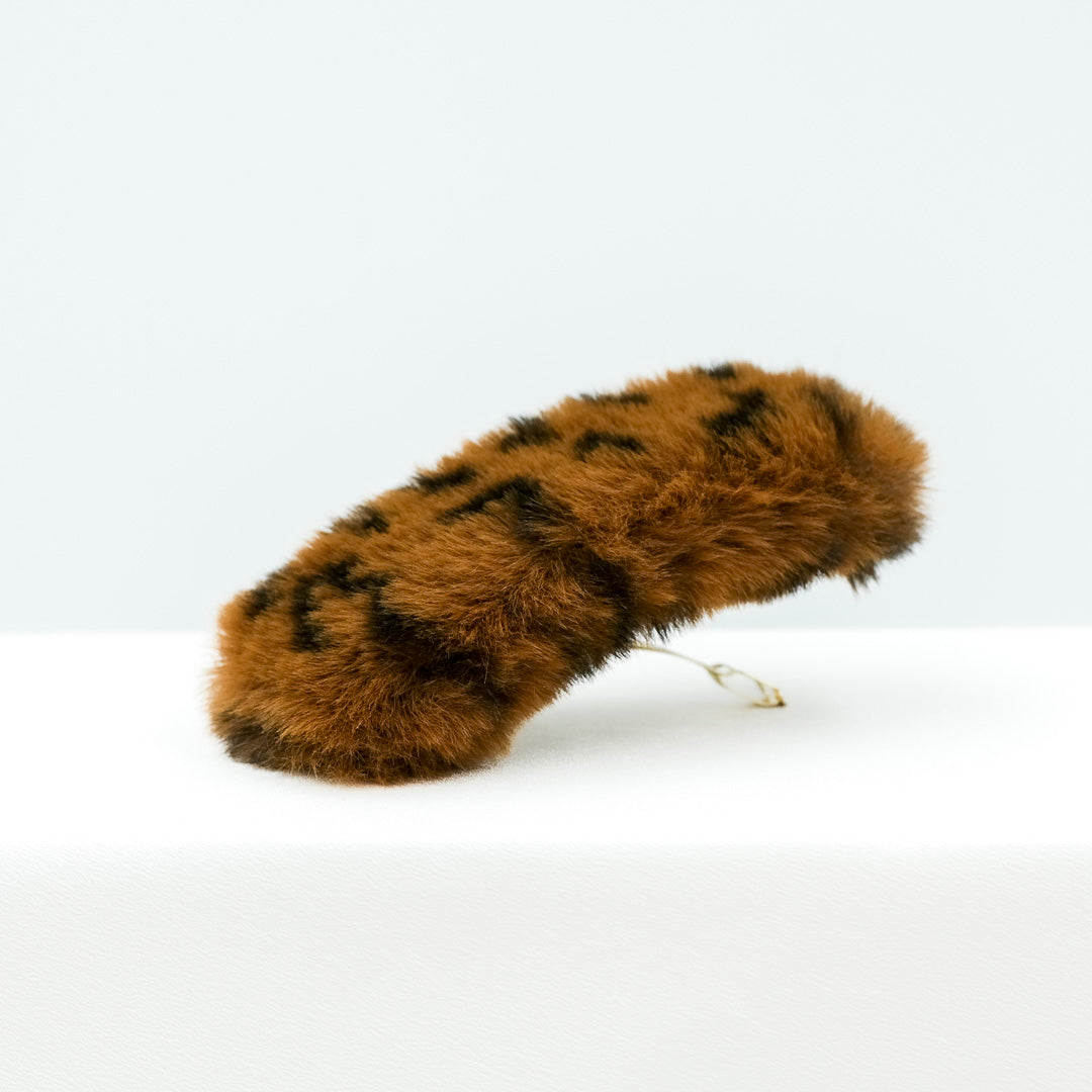 Fermaglio per capelli pelliccia maculato