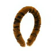 Cerchietto maculato in pelliccia