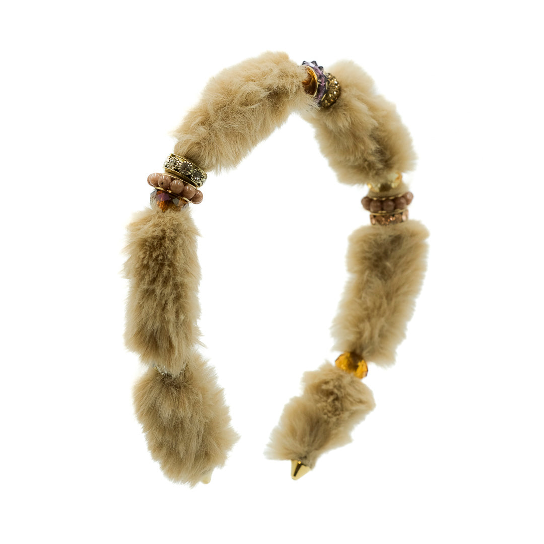 Cerchietto in pelliccia