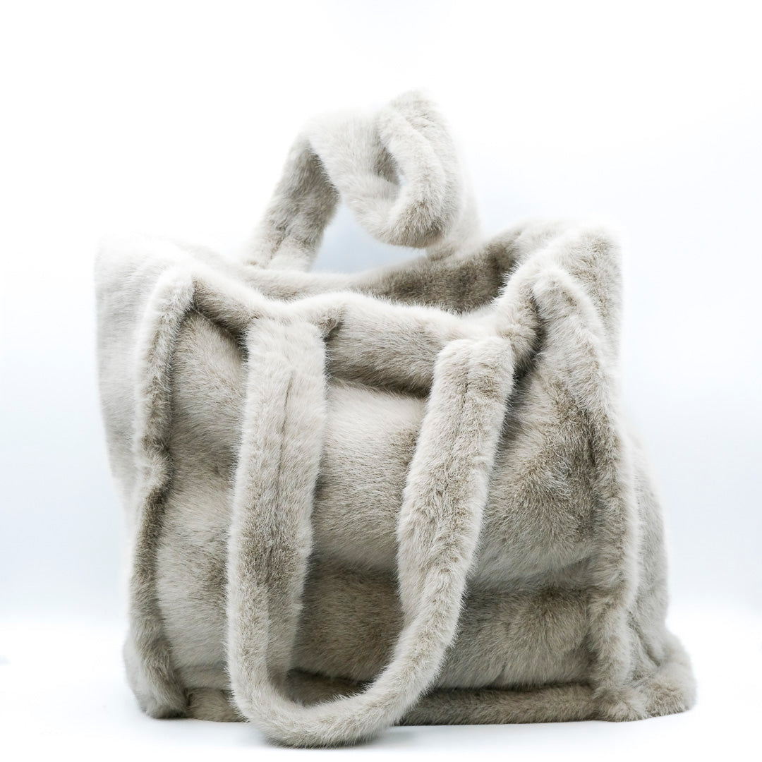 Borsa in eco pelliccia