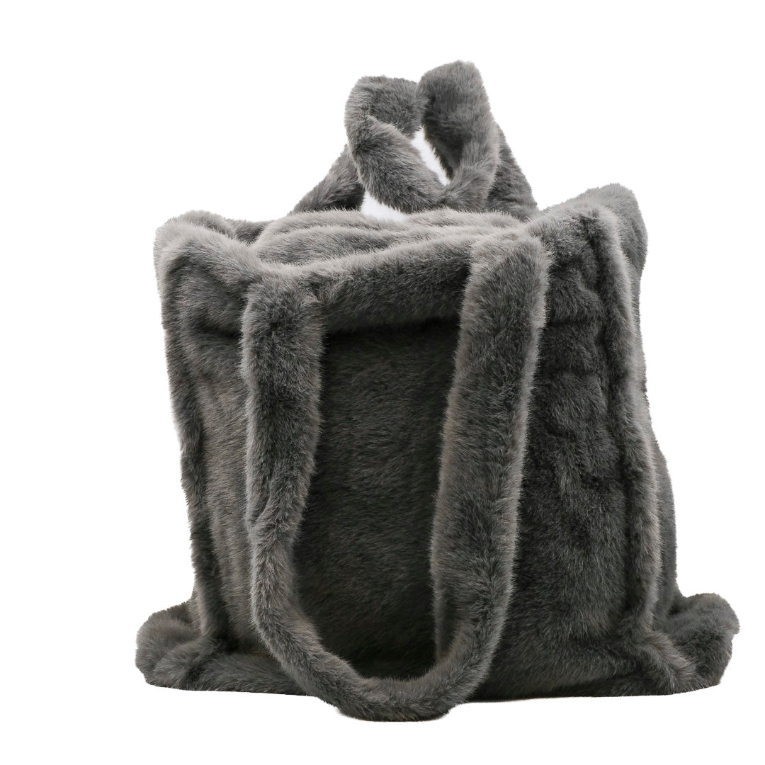 Borsa in eco pelliccia