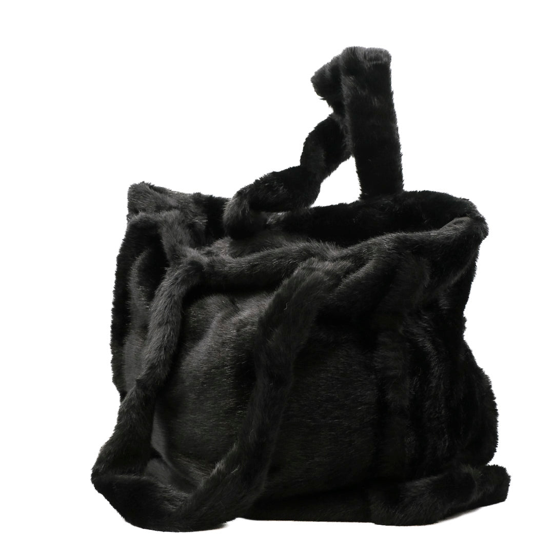 Borsa in eco pelliccia