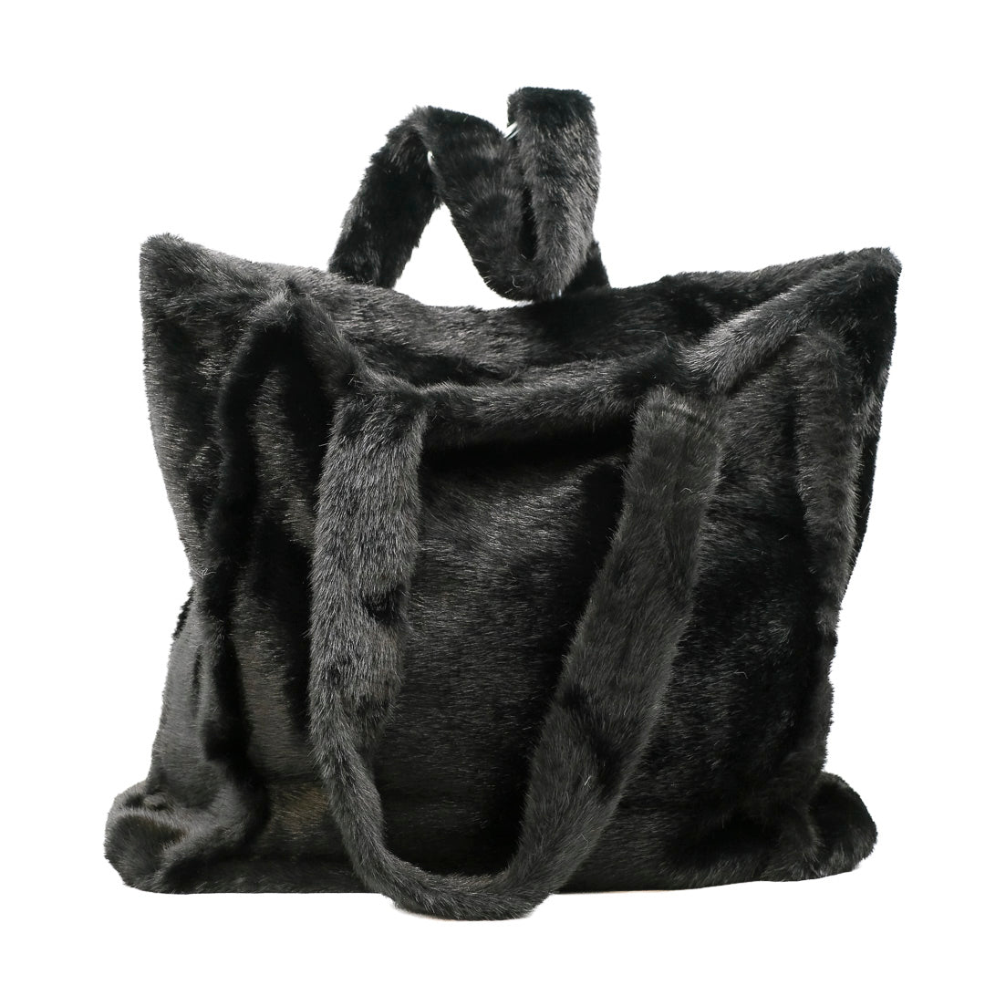 Borsa in eco pelliccia