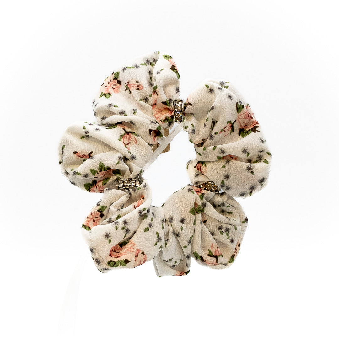Elastico per capelli con fiori
