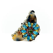 Pinza per capelli con ricamo