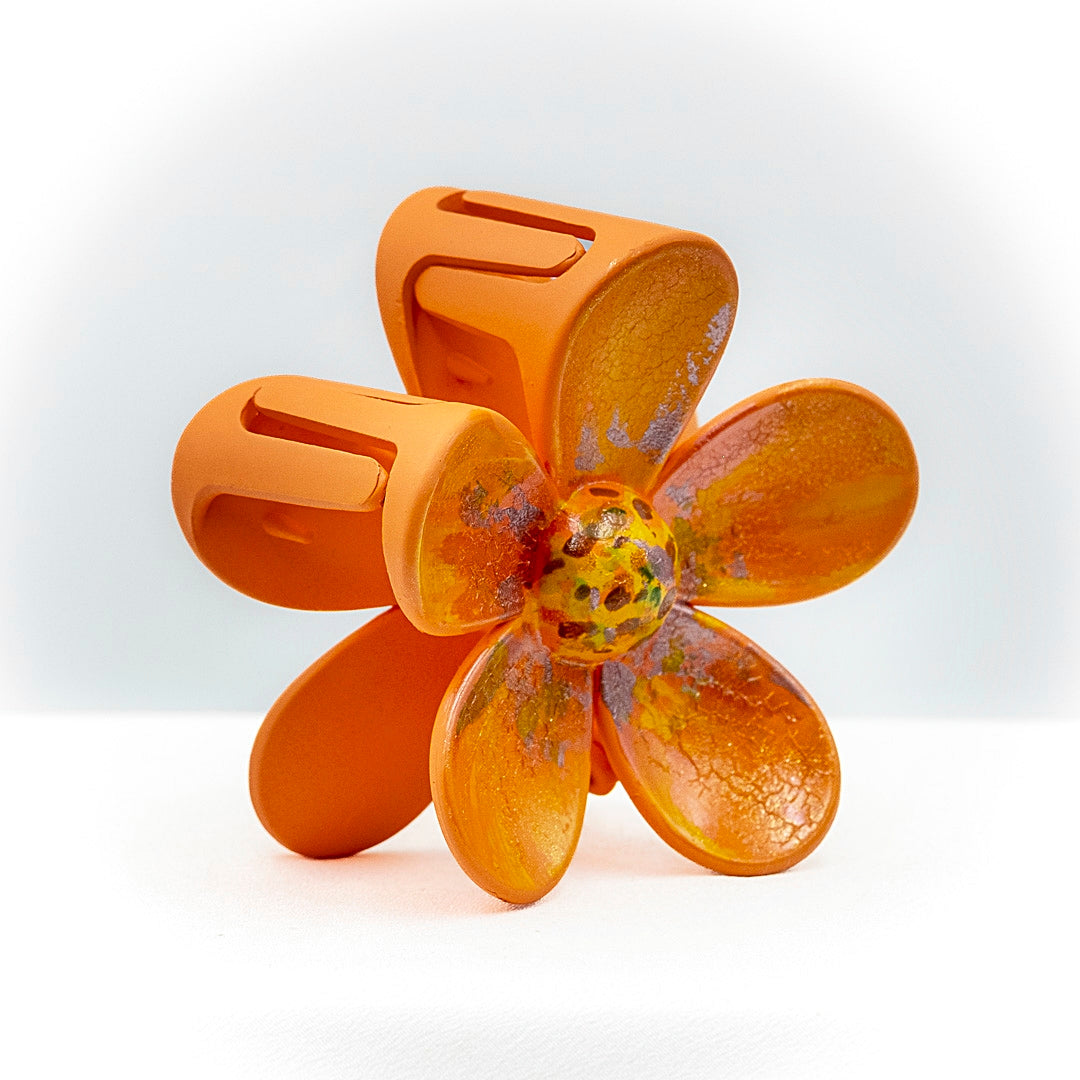 Pinza fiore colorata