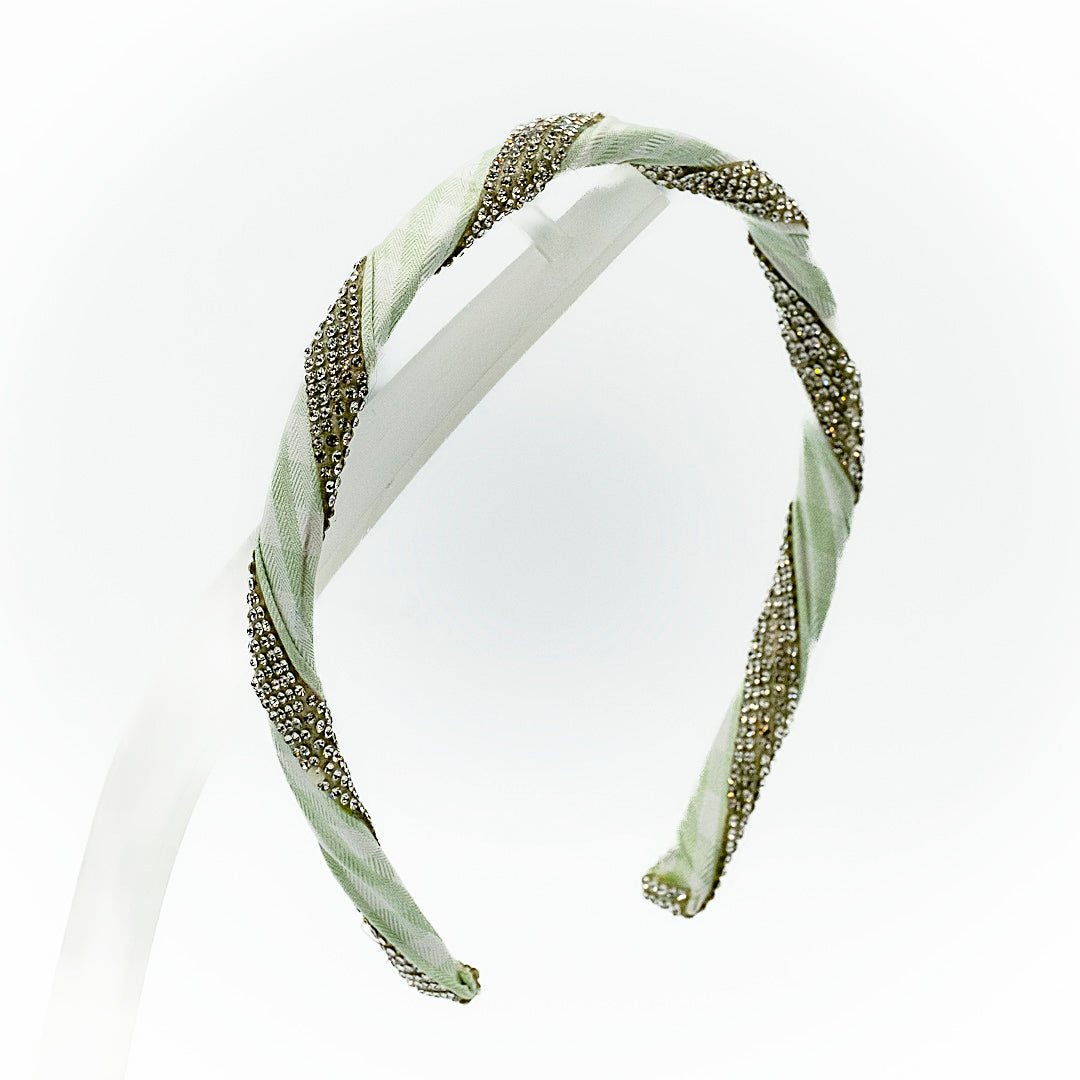 Cerchietto per capelli con strass