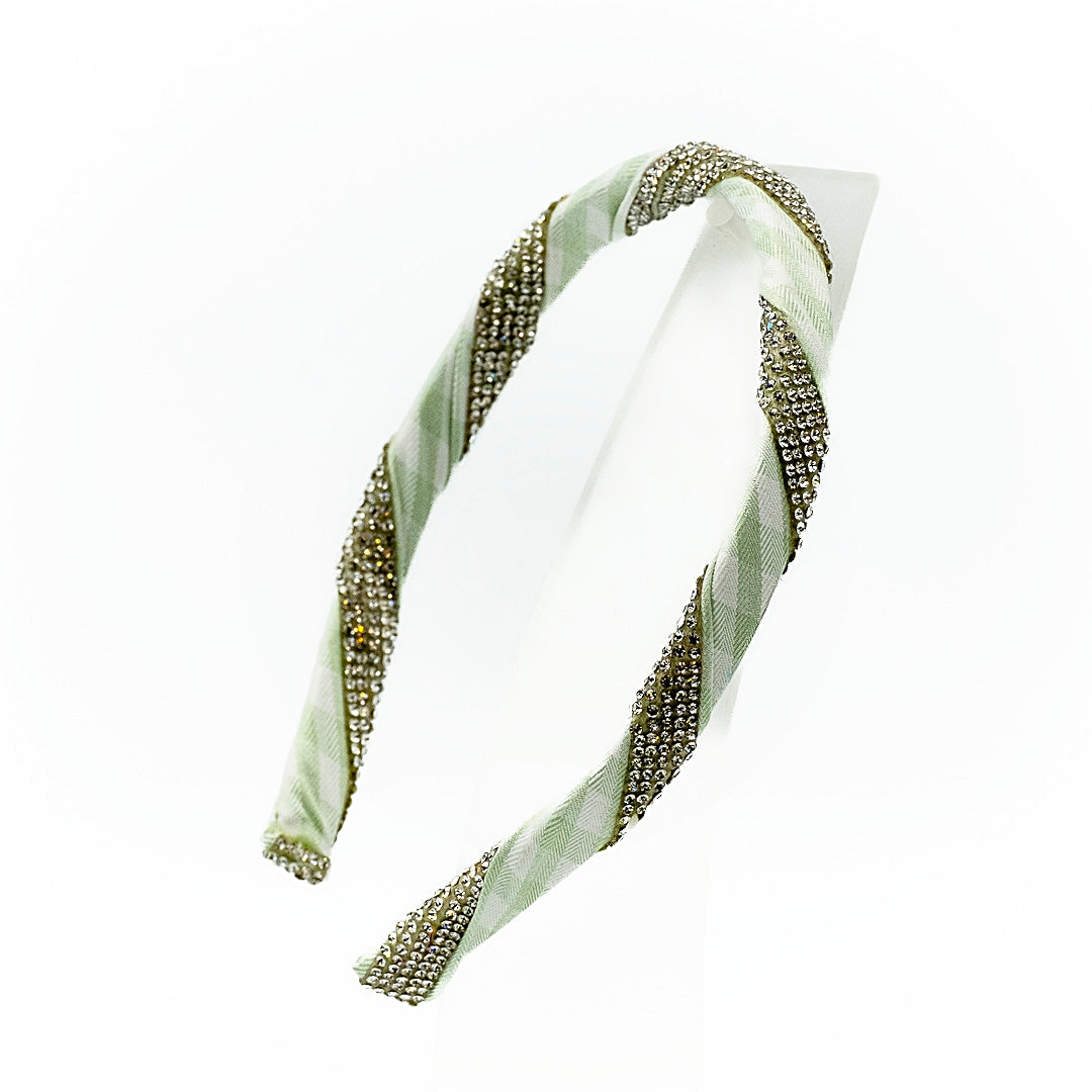 Cerchietto per capelli con strass