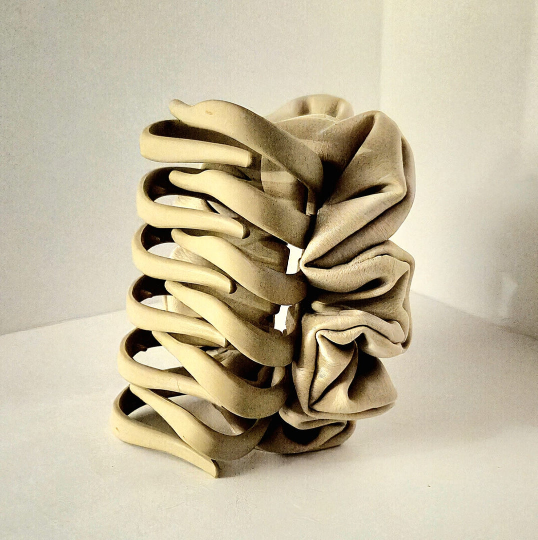 Pinza per capelli con frappa