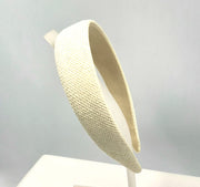 Cerchietto in rafia 4cm