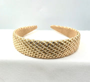 Cerchietto in rafia 3 cm