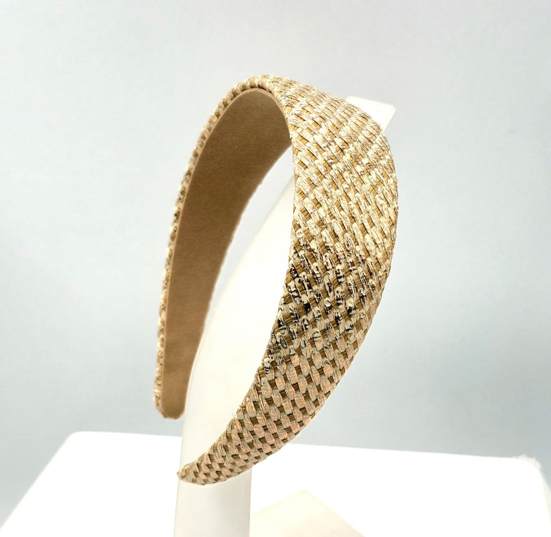 Cerchietto in rafia 4cm