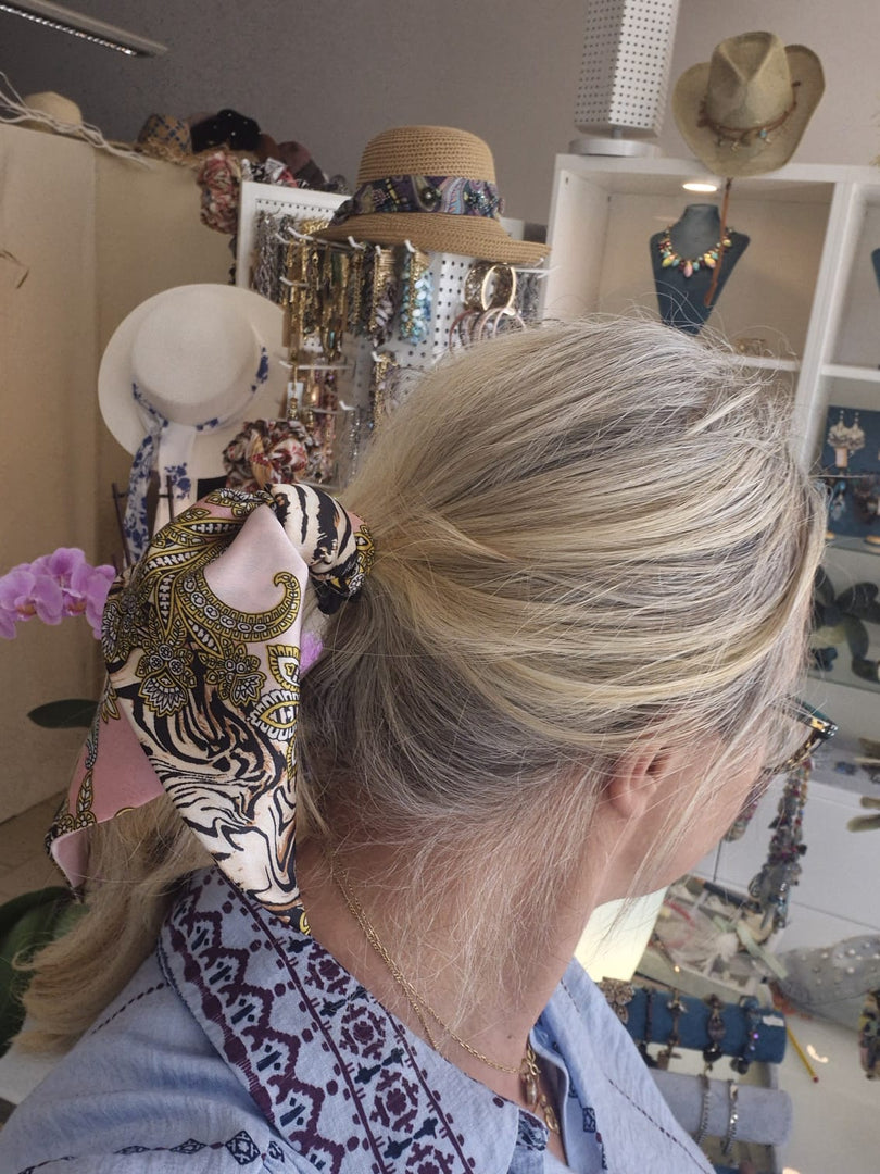 Elastico per capelli con fiocco